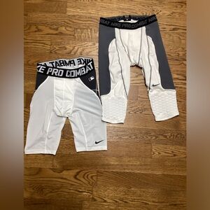 Nike Pro Combat compression shorts. Size Medium. 2 Pair